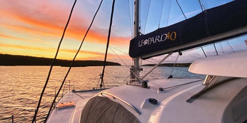 Leopard 40 at Sea